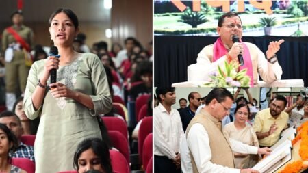दून विश्वविद्यालय में CM Dhami ने युवाओं से किया संवाद, बोले – ‘फ्यूचर रेडी’ बनें युवा