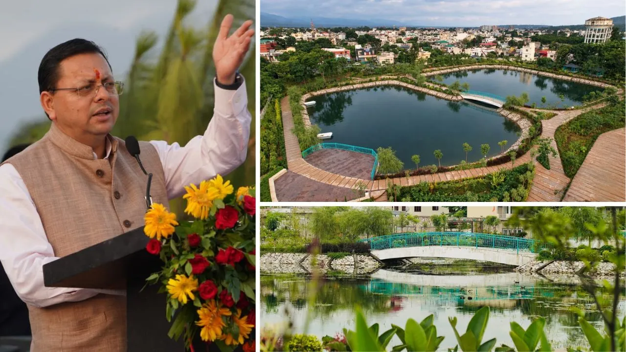 CM Dhami ने मियांवाला में ₹8.64 करोड़ की लागत से विकसित ‘जल सृष्टि पार्क’ का किया लोकार्पण